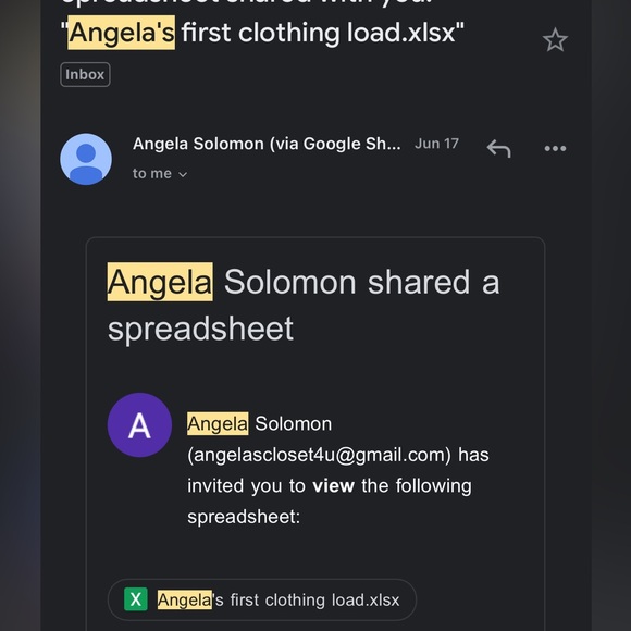 DO NOT BUY FROM   ANGELASCLOSET4U.  She is a thief! - Picture 2 of 4